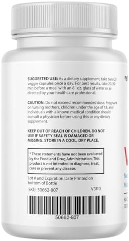 Authentic Nutrisold VisiClear eye supplement packaging label details