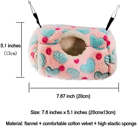Side profile of Litewoo warm cotton nest for sugar gliders