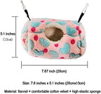 Side profile of Litewoo warm cotton nest for sugar gliders