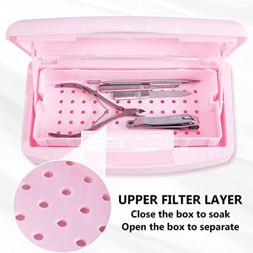 Side profile of Machine-Ya pink disinfection box