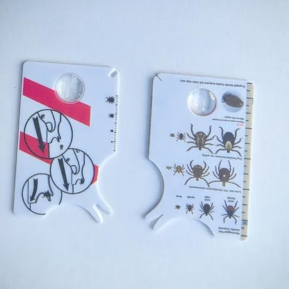 TickCheck credit card sized tool inside a wallet