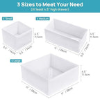 Vtopmart baby clothes organizer folded flat for storage