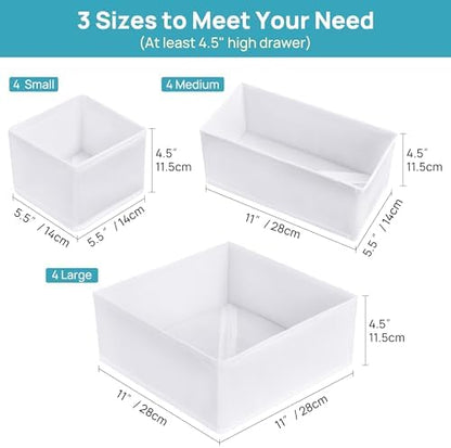 Vtopmart baby clothes organizer folded flat for storage