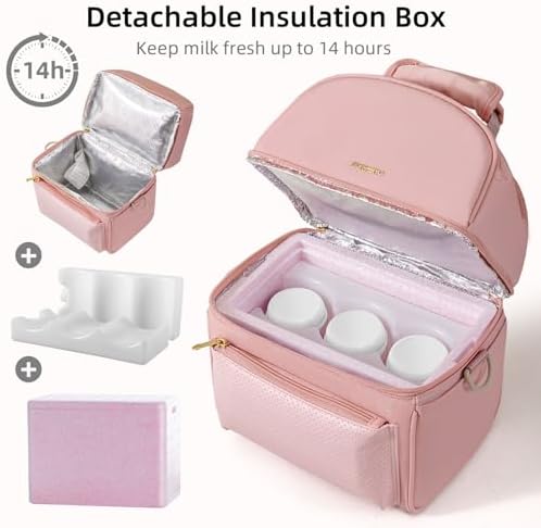 Interior view of Sunveno breast milk storage compartments
