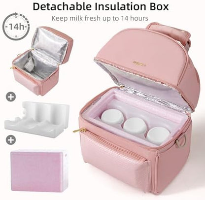 Interior view of Sunveno breast milk storage compartments