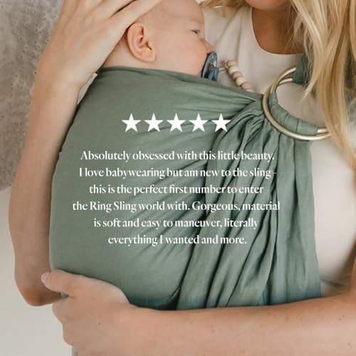 WildBird natural linen baby carrier folded compactly for travel and storage