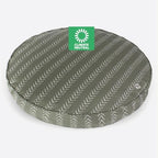 Molly Mutt pet duvet cover in green and white abstract print for medium large dogs