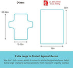 Open J.L. Childress waterproof diaper changing mat for babies
