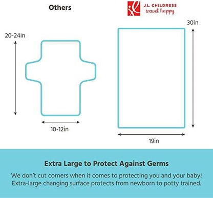 Open J.L. Childress waterproof diaper changing mat for babies