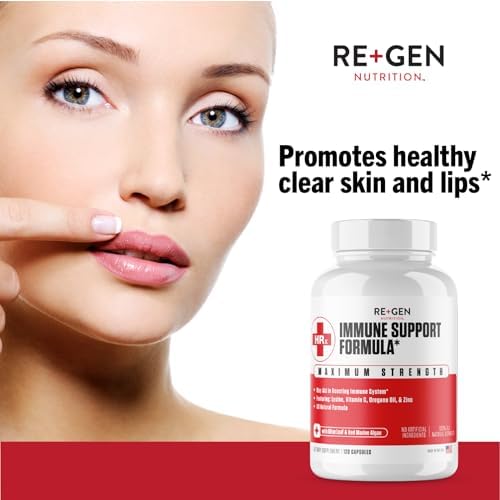 Re+Gen Nutrition Immune Support Supplement safety seal and cap packaging
