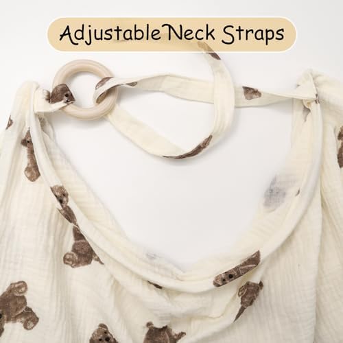 Detailed view of the rigid hoop on the nursing cover