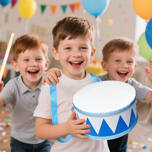 Xanllaxa sensory musical instrument displaying the metal side loops and the blue adjustable shoulder strap.