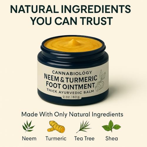 Thick Ayurvedic foot balm for cracked heels and dry skin relief