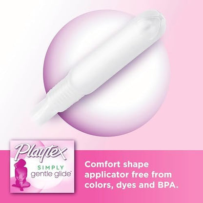 Playtex Simply Gentle Glide purified fiber tampons for sensitive skin