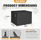 Dalema 48 inch cage cover highlighting the multi door zipper design for easy access