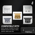 Components included in The Rich Barber sharpening kit