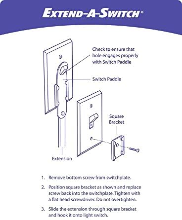 Extend-A-Switch kids light switch helper installed in nursery setting