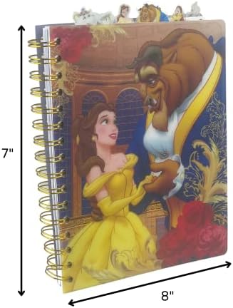 Lined pages with decorative rose accents in Disney journal
