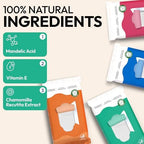 Variety pack of FOMIN deodorant wipes featuring Fragrance Free and Citrus Harmony.