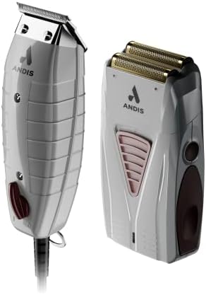 Andis professional finishing hair clippers packaging display.