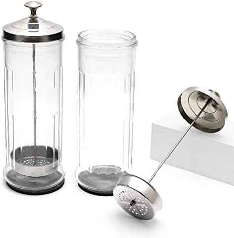 Zibarber manicure and pedicure tool sterilizing jar set