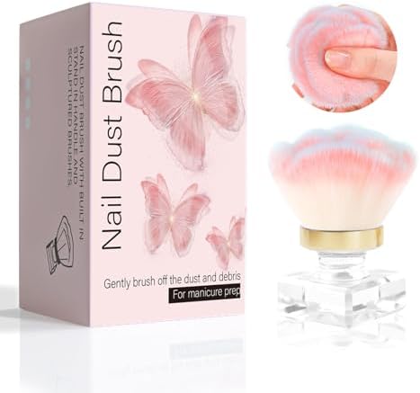 Close up of Angnya rose nail brush head texture