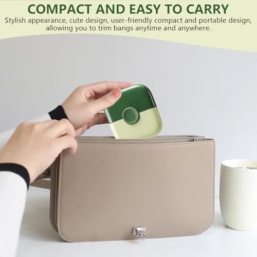 Side profile of the 2.9-inch compact hair cutting comb for women indicating its travel-friendly size