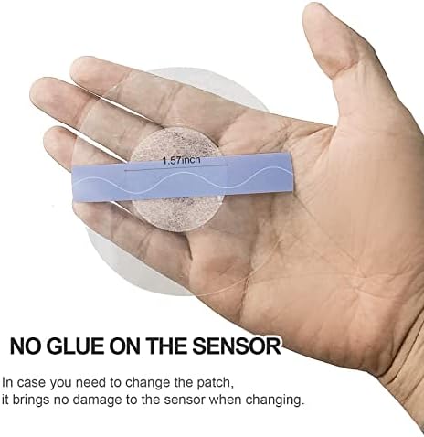 The packaging box of sixty count HONYOU sensor covers displaying product dimensions and compatibility information.
