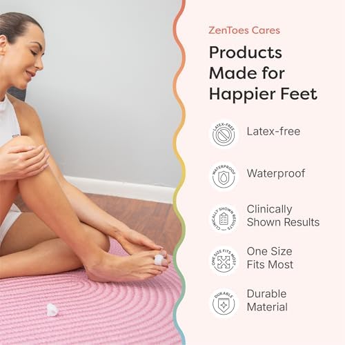 Washable gel toe straighteners for hallux valgus support.