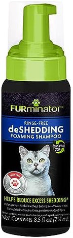 Waterless cat deshedding foam pump dispenser details