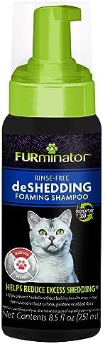 Waterless cat deshedding foam pump dispenser details