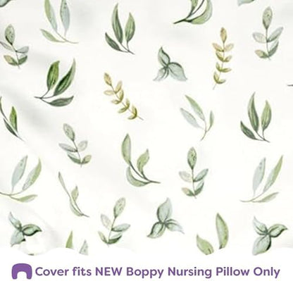 Boppy nursing pillow cover fitted on redesigned nursing pillow