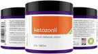 OmNutra Ketozonil extra strength formula bottle containing tea tree and clove bud oils