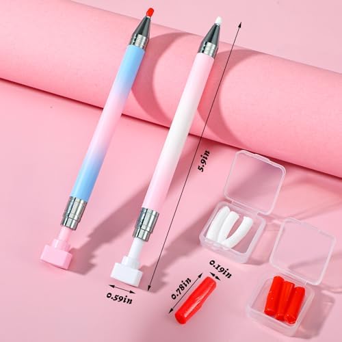 Dopenspi rotating wax pen for nail art and diamond painting