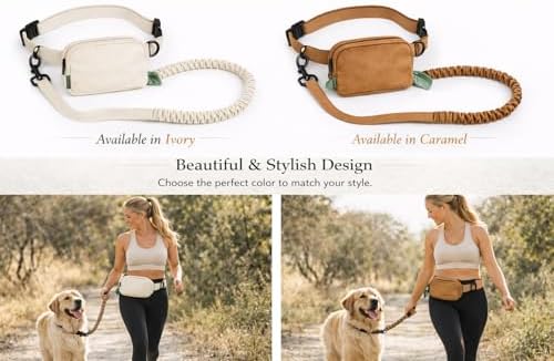 Internal storage pockets of Junipooch dog walking pouch for phone and treats