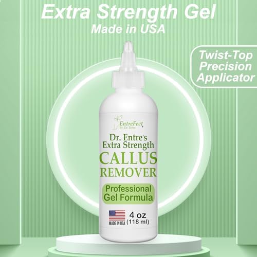 EntreFeet extra strength foot gel for cracked heel treatment and dead skin removal.