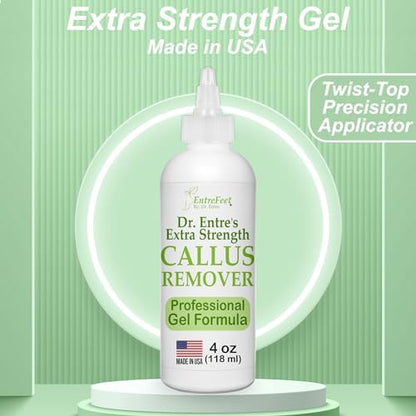 EntreFeet extra strength foot gel for cracked heel treatment and dead skin removal.