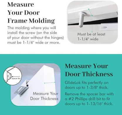 Durable metal child safety lock for pet and baby proofing