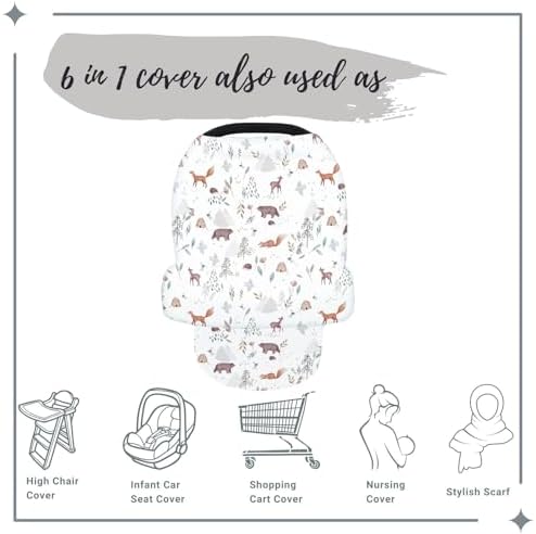 Terriboo breastfeeding cover worn by mother