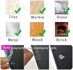Easy peel and stick adhesive application on edge protector
