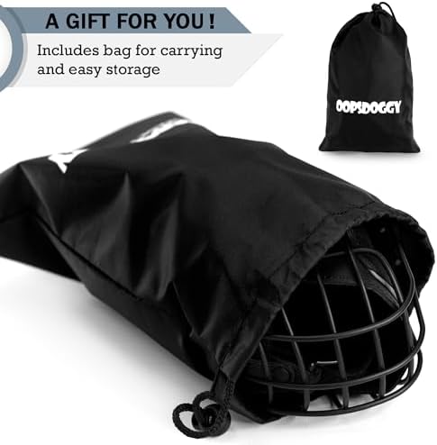 Oopsdoggy wire cage muzzle durable buckle closure detail