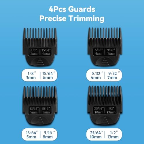 Side profile of the premium replacement guards demonstrating the secure snap-on tracks