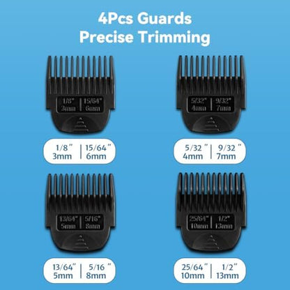 Side profile of the premium replacement guards demonstrating the secure snap-on tracks