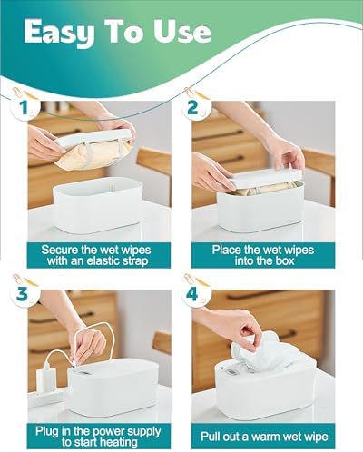 Open view of Banapoy baby wipe warmer dispenser