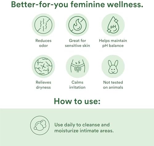 Good Clean Love cedarwood feminine wash for vaginal dryness relief.