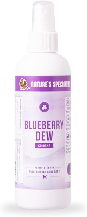 Professional grade sweet plum fragrance spray for pet coat maintenance
