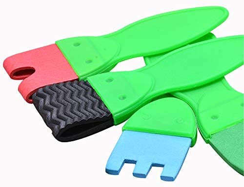 Assorted water absorbing sponge shovel and flower stamp brushes for preschool sensory development play