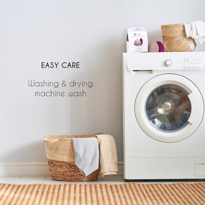 Washable nursing pads displayed with breastfeeding accessories