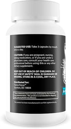 Fierce Focus advanced nootropic supplement bottle side view