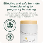 HealthyBaby aluminum free natural deodorant for sensitive skin.
